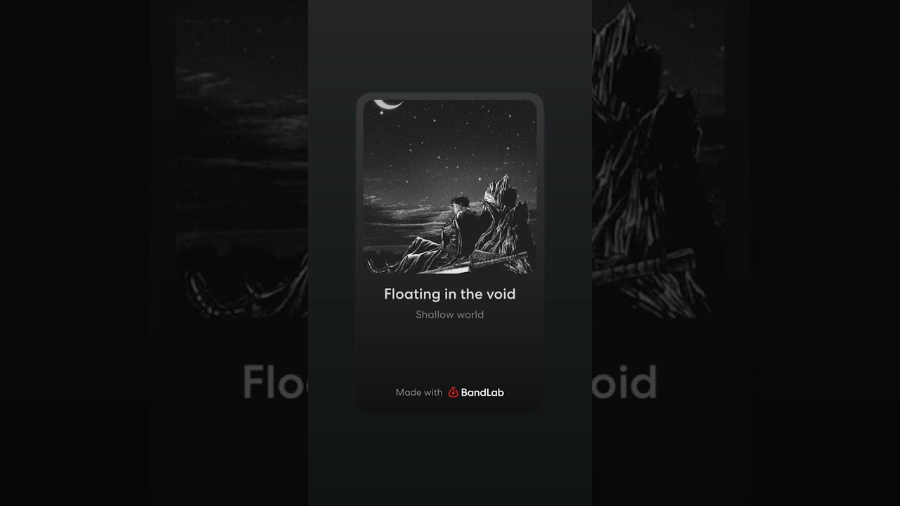 Floating in the void