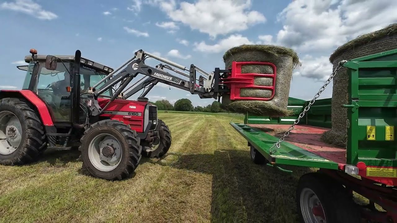 Zbiór trawy 2025 ☆ Nowy nabytek w akcji ☆ MF 6480 ☆
