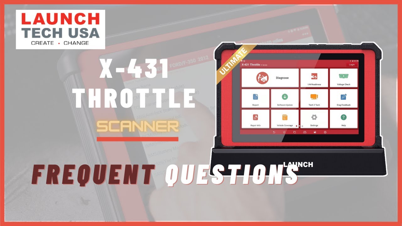 Launch X-431 Throttle | The Frequent Questions