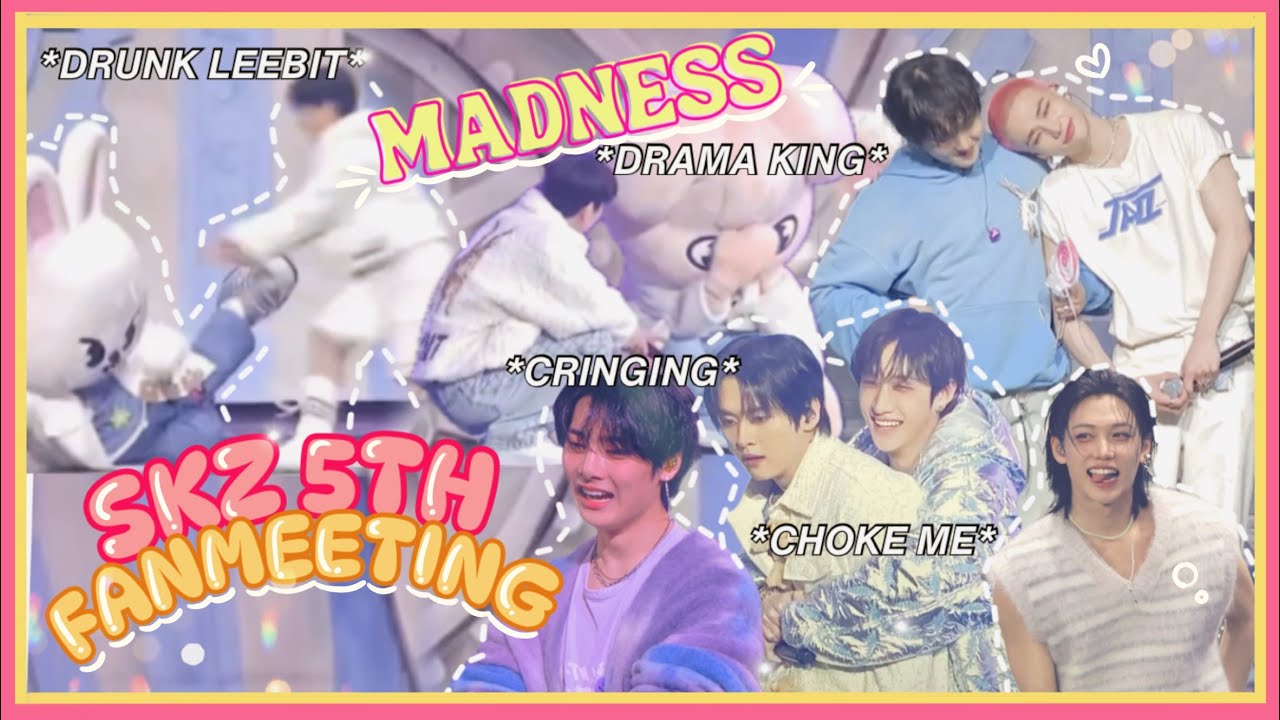 Stray Kids 5th fanmeeting was pure ✨MADNESS✨ ft. SKZOO