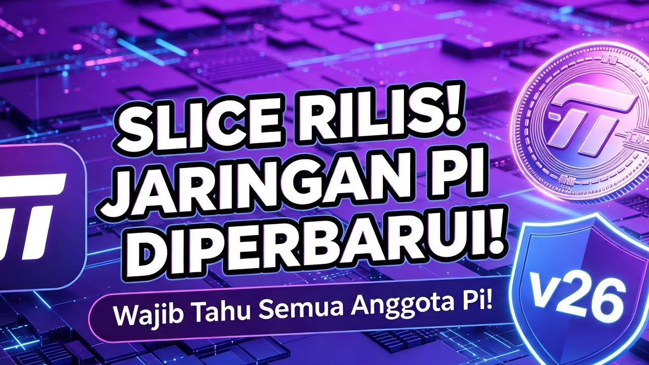 PENTING ❗SLICE SUDAH RILIS & JARINGAN PI NAIK LEVEL + PENINGKATAN PROTOKOL V26! JANGAN SAMPAI LUPA 🔥