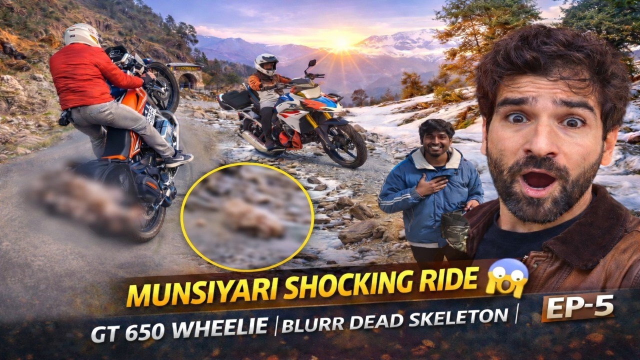 Extreme Offroading in Munsiyari 🏔️ | Leelam Glacier | BMW GS310 & GT 650 EP-5