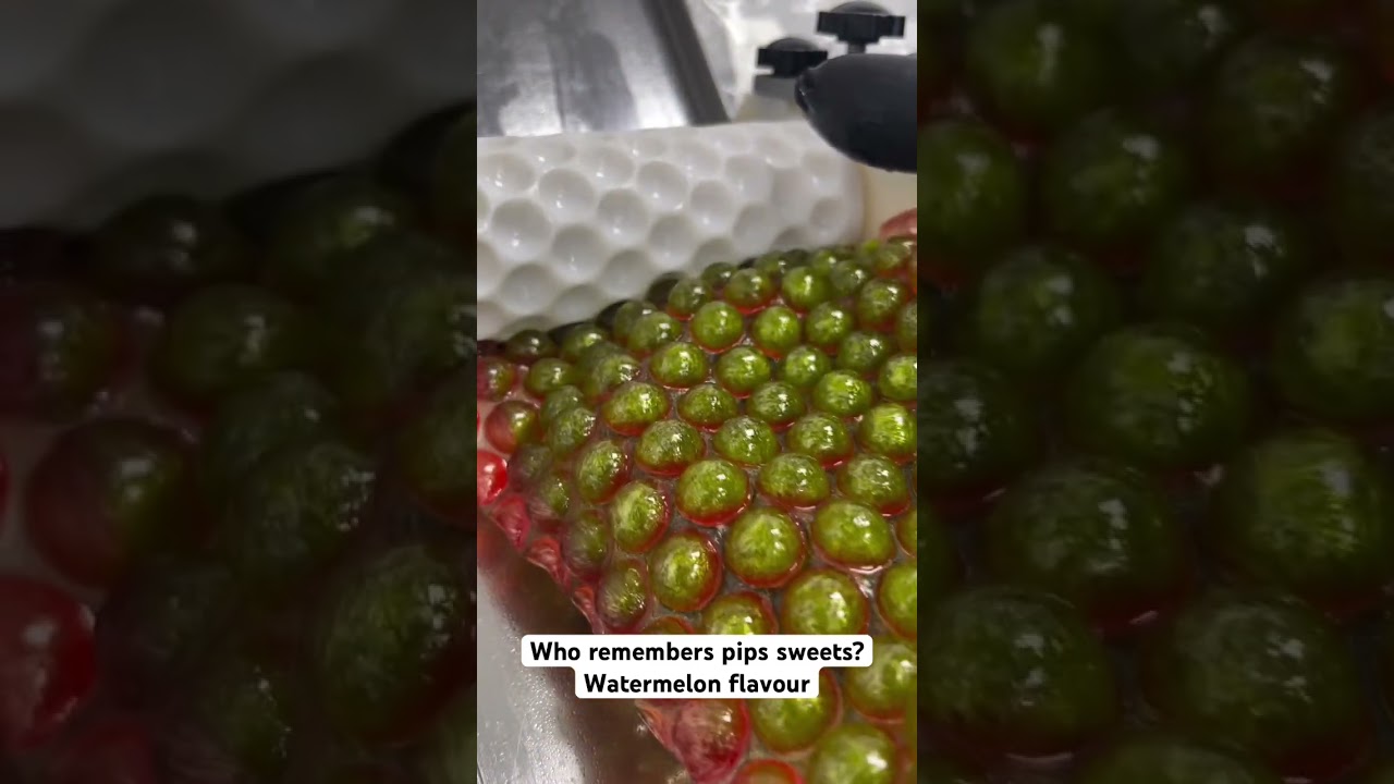 Who remembers pips sweets? Watermelon flavour #candymaking #smallbusiness #satisfying #candy #asmr