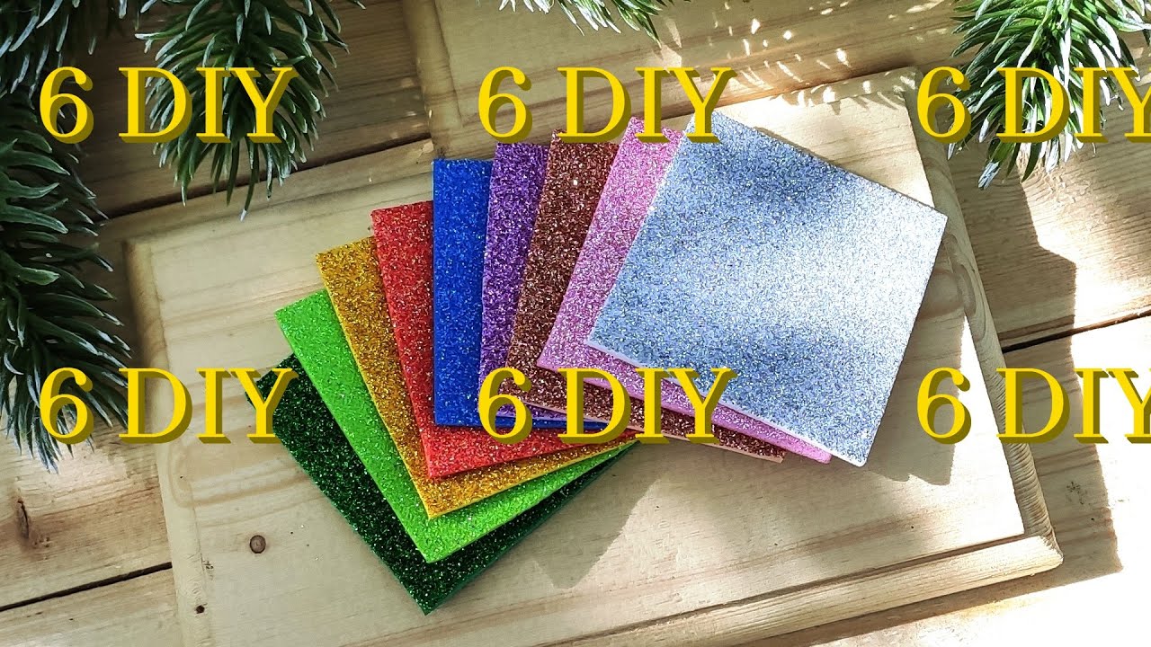 6 Interesting DIY Crafts: EVA Foam sheet crafts ideas