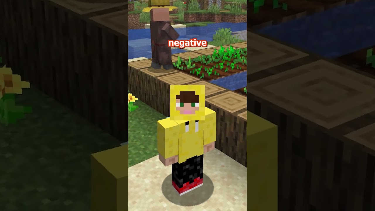 the villagers in minecraft know EVERYTHING you did...  #minecraft