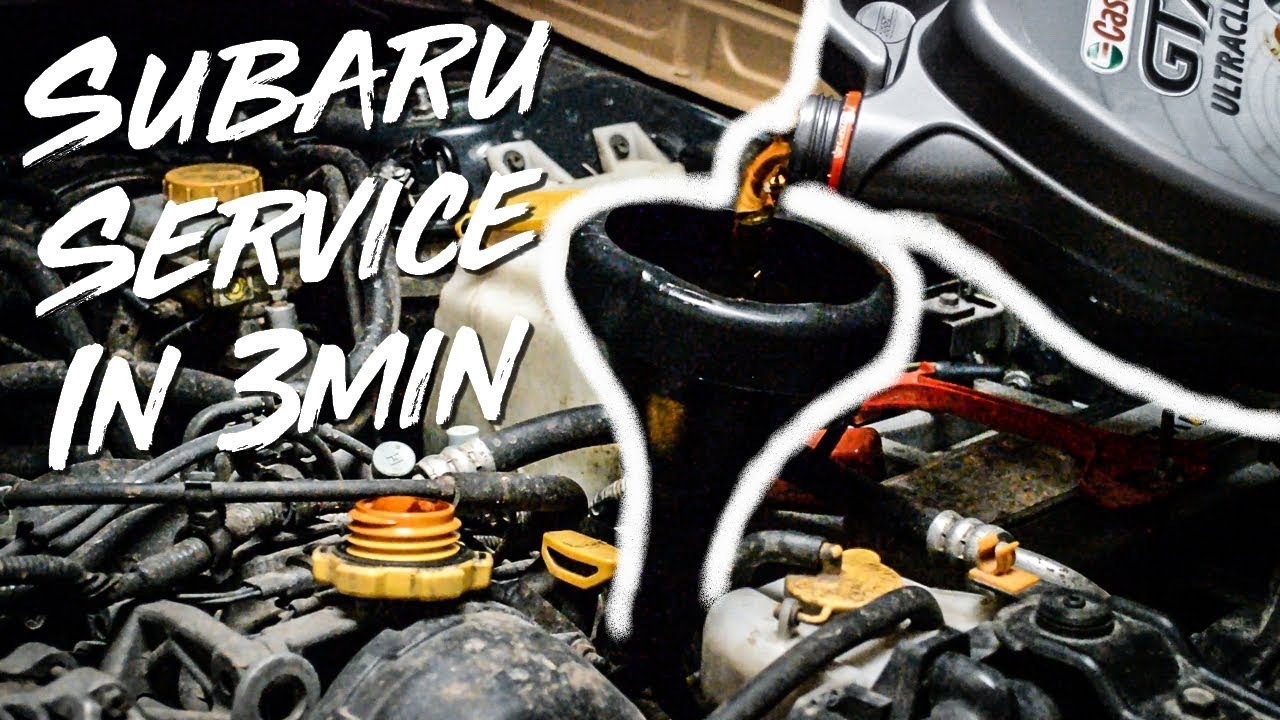 BASIC SUBARU SERVICE in 3min ! MAKE IT LAST LONGER !