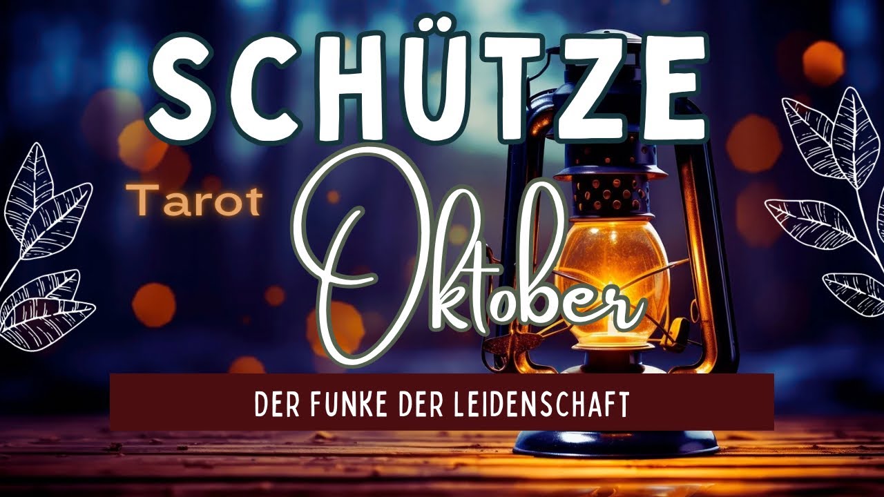 SCHÜTZE - OKTOBER ♐️ Du füllst dein Herz mit Liebe auf und öffnest das Fenster zur Seele