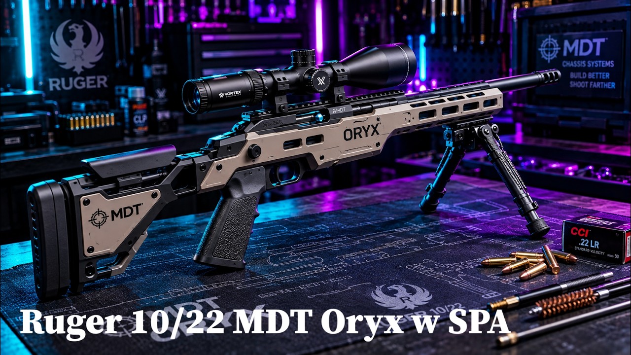 Ruger 10/22 w osadzie MDT Oryx: Rozkładanie i pełne SPA