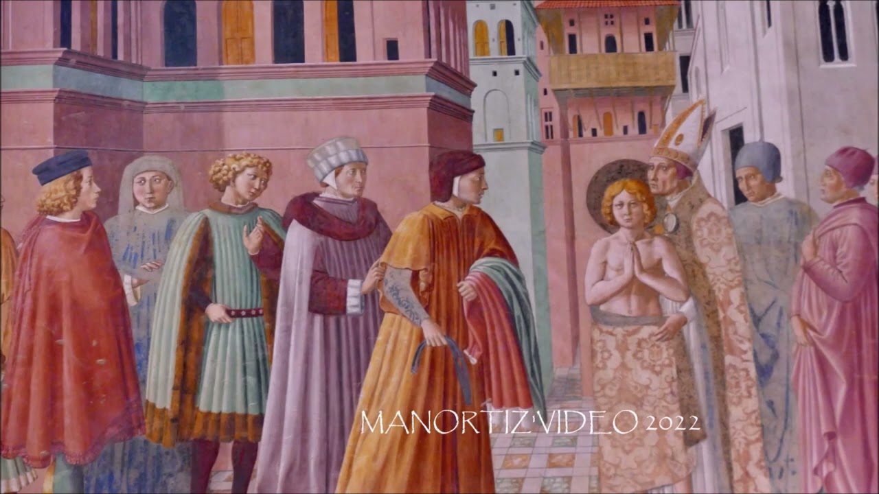 Benozzo Gozzoli, Fresco cycle in Montefalco, Scenes from the Life of St Francis, manortiz
