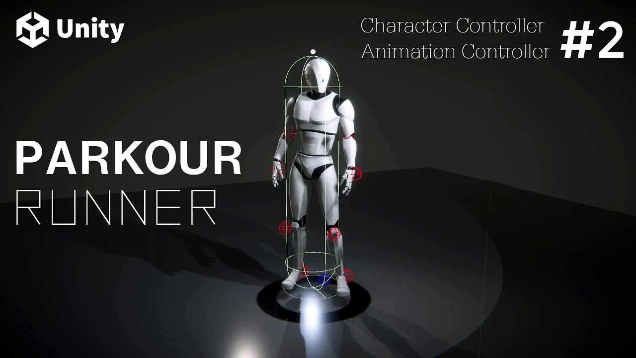 How To Make a Parkour Runner Game in Unity #2 - Character and Animation Controller