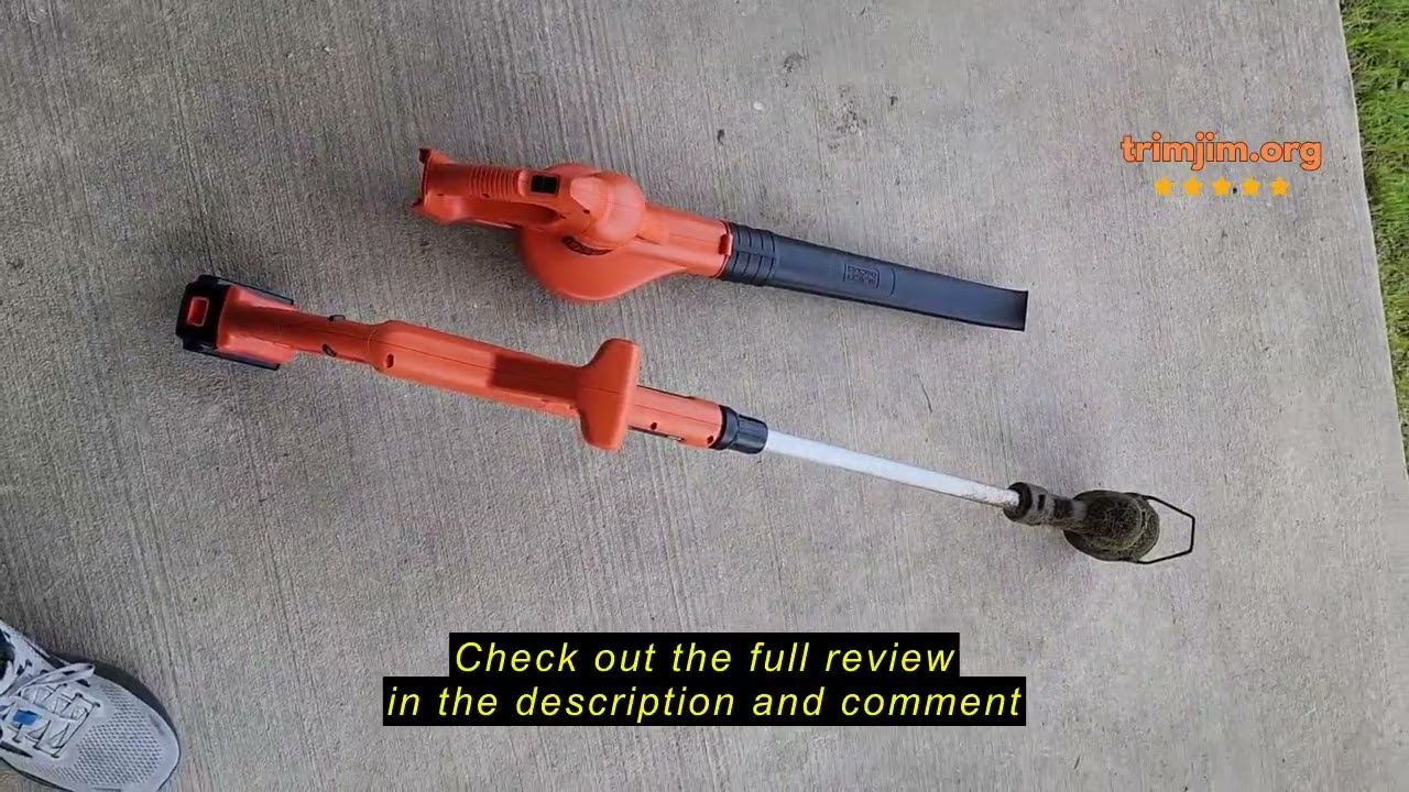 Review BLACK+DECKER 20V MAX Weed Eater, Edger and Sweeper Combo, Includes 2 Batteries and Charger, C