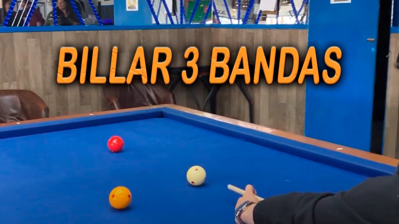 BILLAR tres bandas, 20 CARAMBOLAS, taco, mesa y tiza y una excelente mesa Jimar para billares.