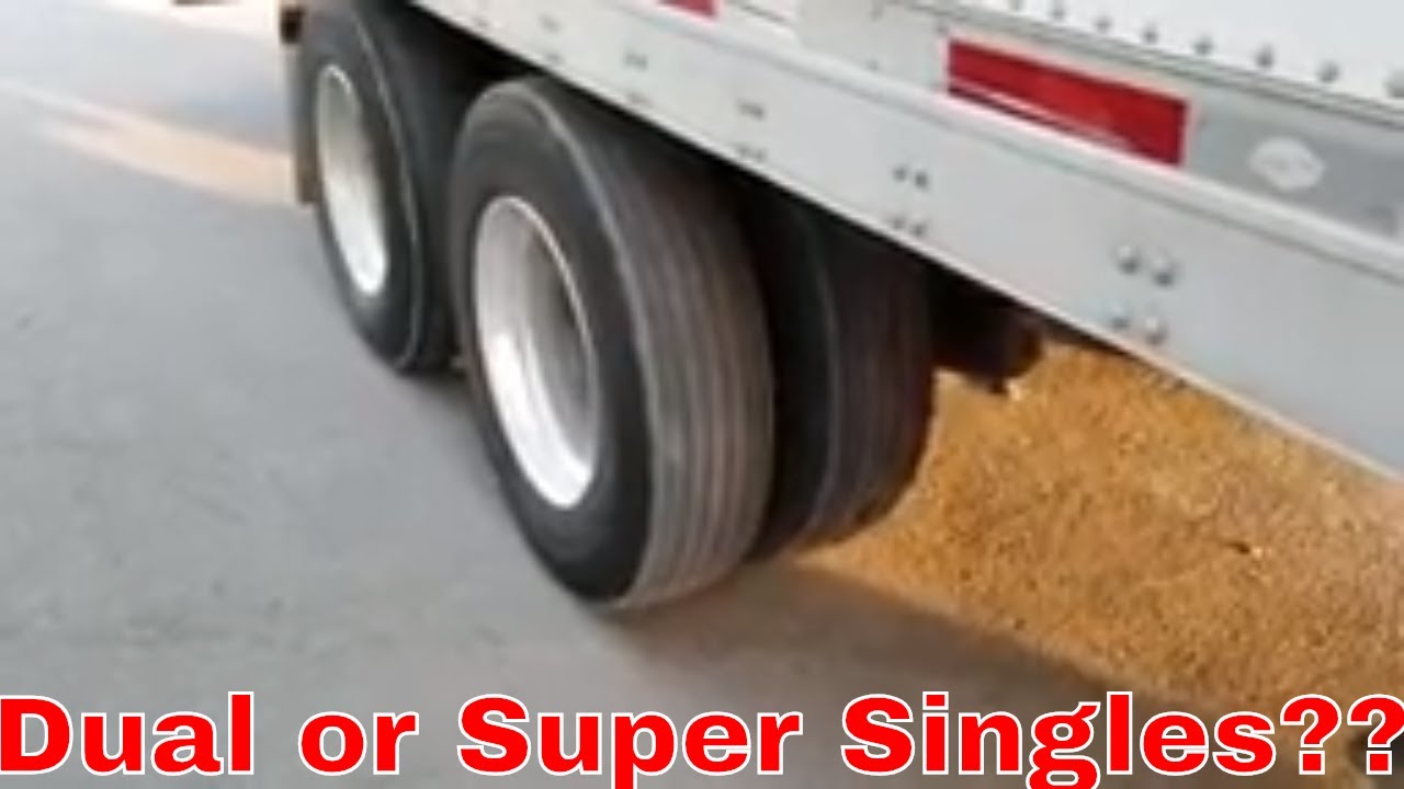 Dual wheels VS  super single wheels :: tires :: trucking