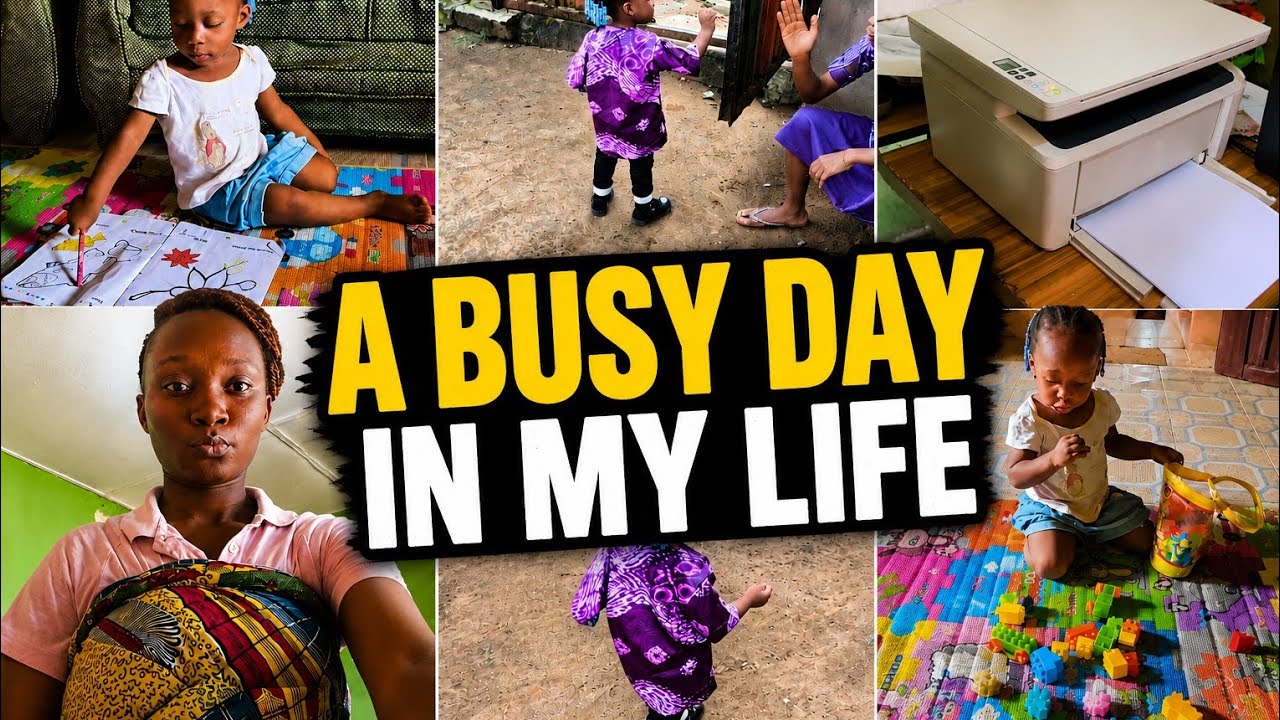 A busy day in my life as a stay at home mum living in Ogun State NIGERIA