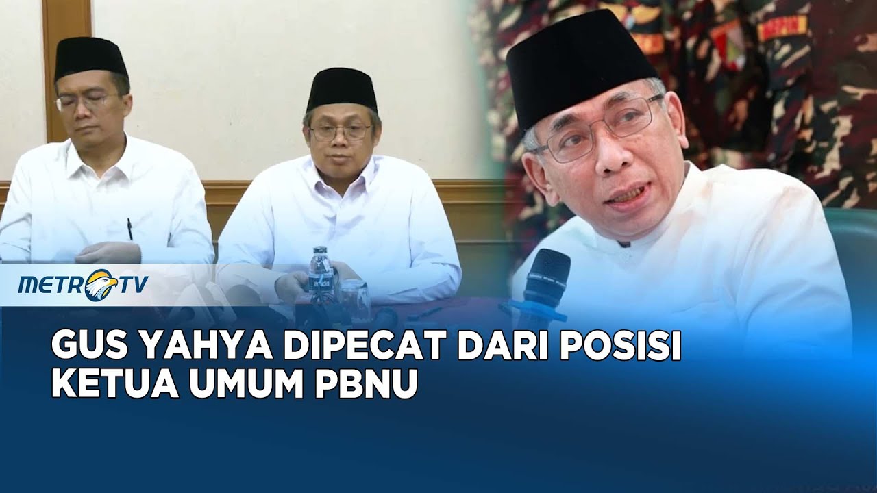 [FULL] KONPERS PBNU: PEMECATAN GUS YAHYA DARI POSISI KETUM