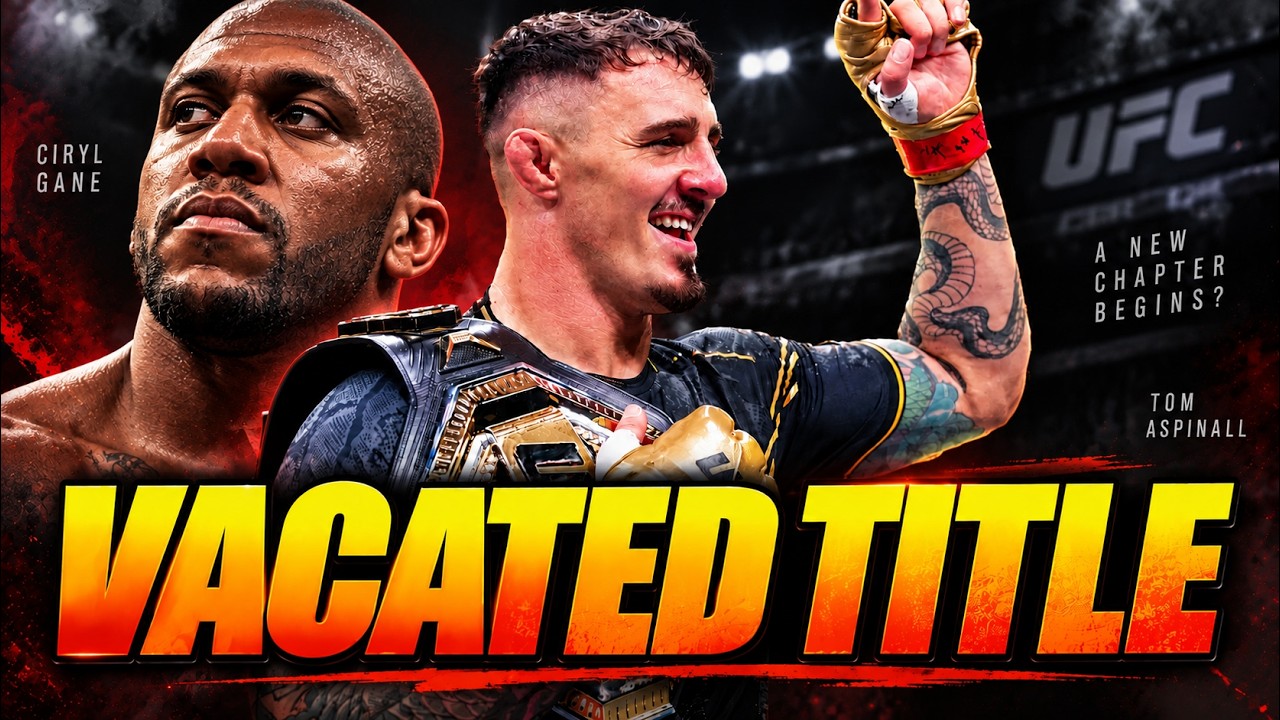 🚨BREAKING🚨Tom Aspinall VACATES his UFC heavyweight title