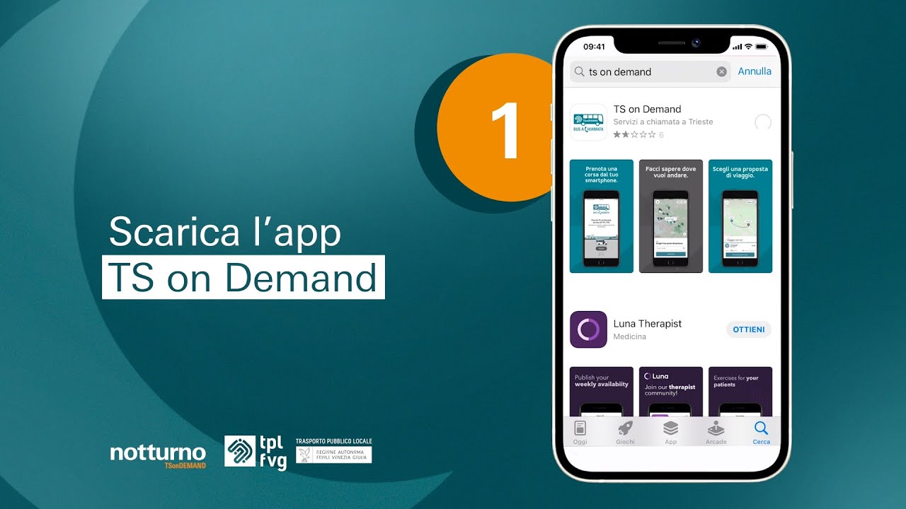 Tutorial app TSonDemand | servizio #notturno
