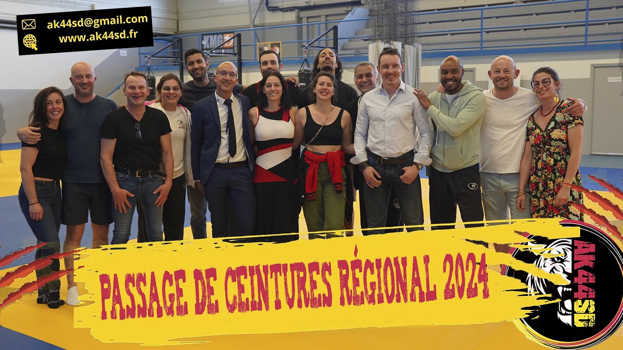 KRAV MAGA - Passage de ceintures régional 2024 AK44SD.