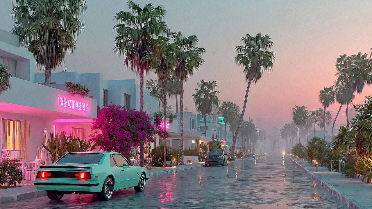 ＳＵＮＳＥＴ　ＤＲＩＶＥ [ Retrowave - Synthwave - Chillwave Mix ]