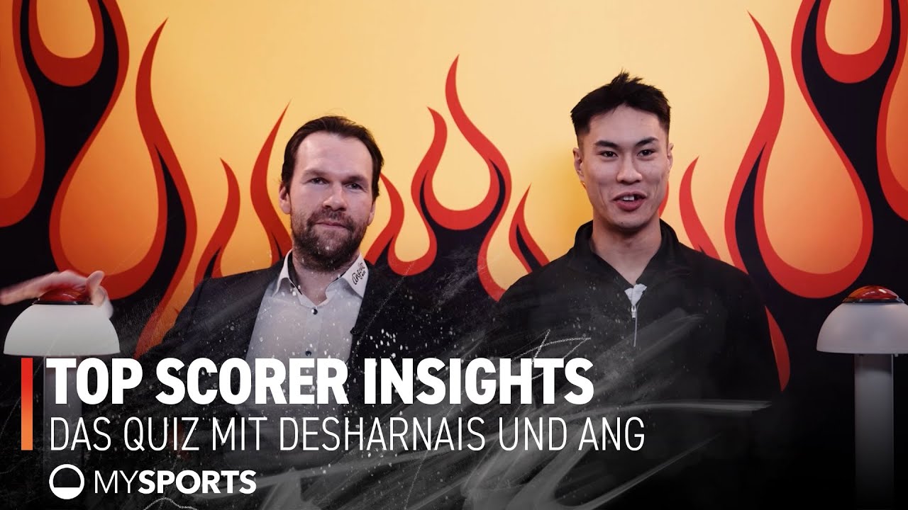 Top Scorer Insights Quiz mit David Desharnais (HCFG) und Jonathan Ang (EHCK)