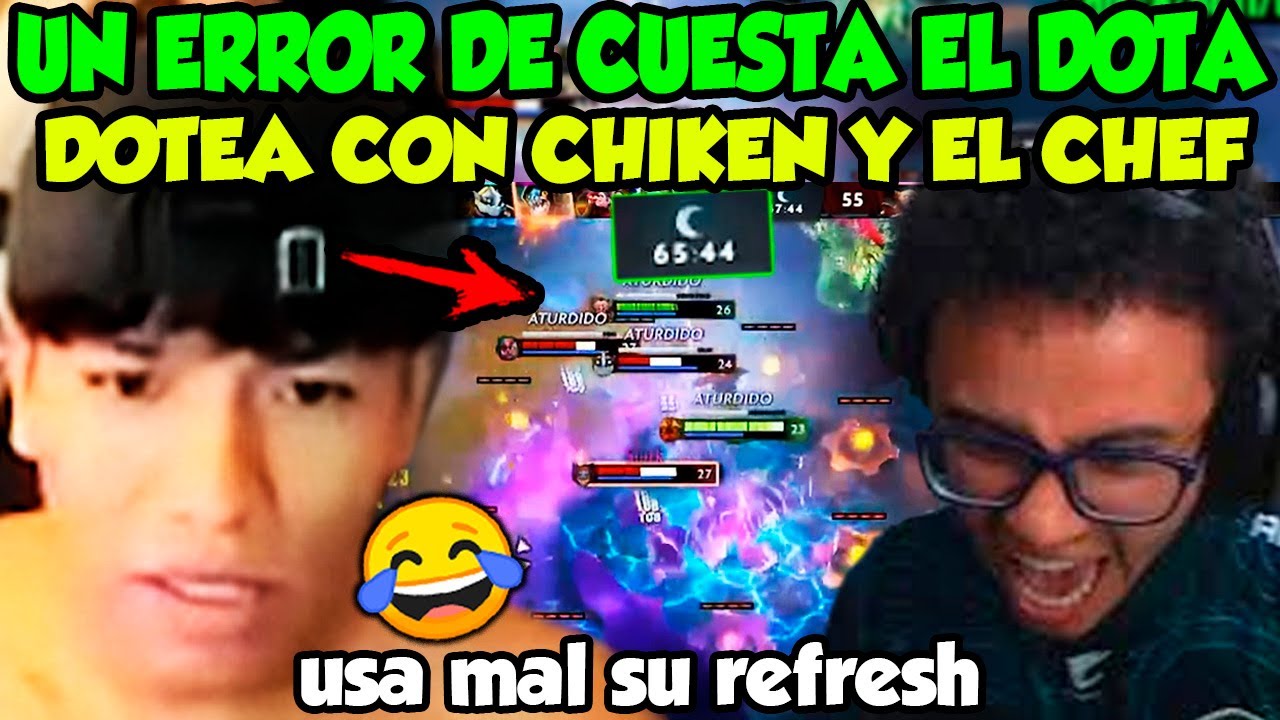 ERROR GARRAFAL LE CUESTA EL DOTA🤣BUTI USA MAL SU REFRESH MAL EN DOTA PICANTE DE IDA Y VUELTA😆