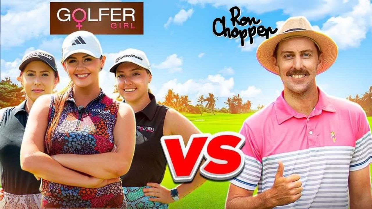 Ron vs Golfer Girls at Windaroo Lakes Golf Club