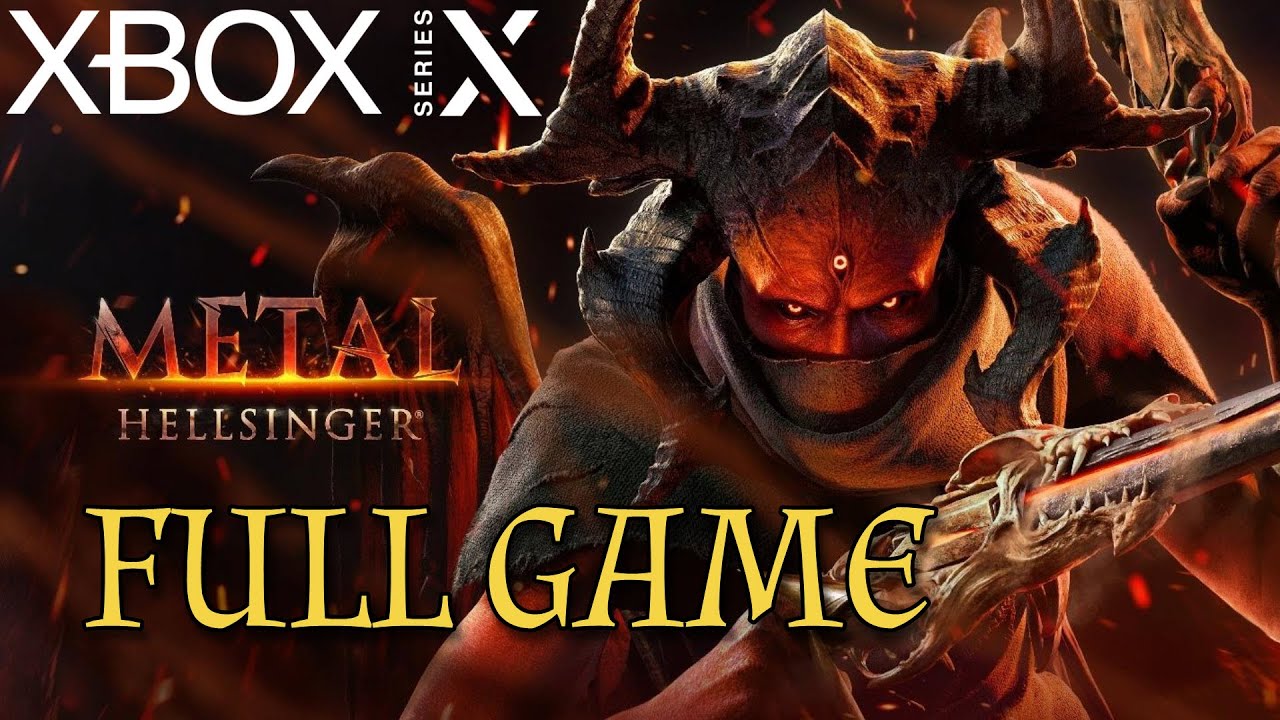 Metal Hellsinger Xbox Series X 4K 60 FPS Full Game Walkthrough Longplay