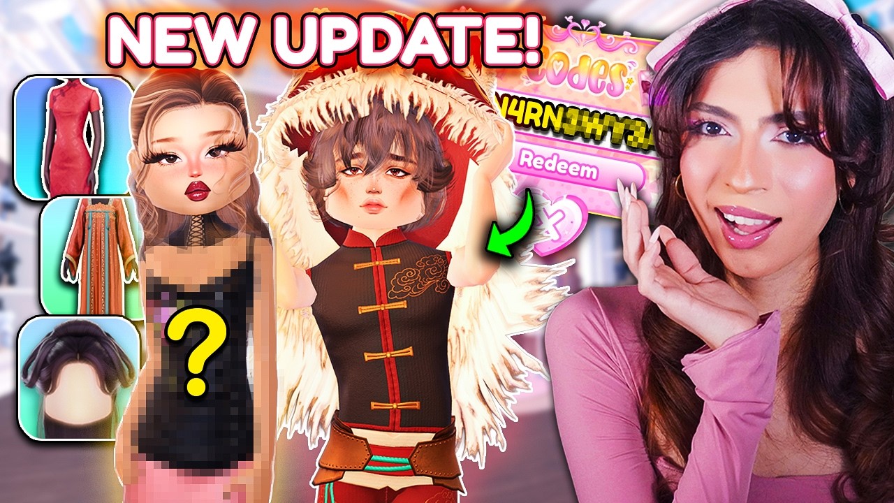 How to UNLOCK *ALL NEW ITEMS* in the BIGGEST Lunar New Year UPDATE in Dress to Impress!! (NEW CODES)