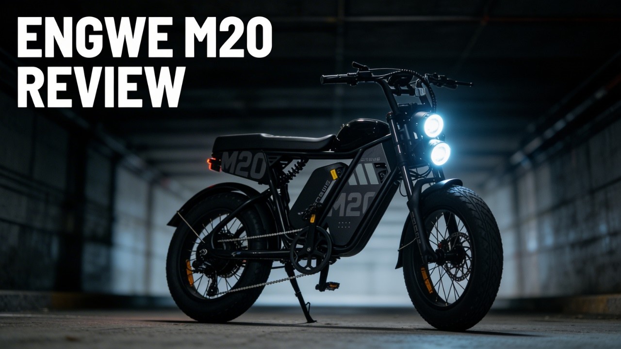 Обзор электровелосипеда ENGWE M20 3.0 – велосипед в стиле Super73 по более низкой цене – зверь мо...