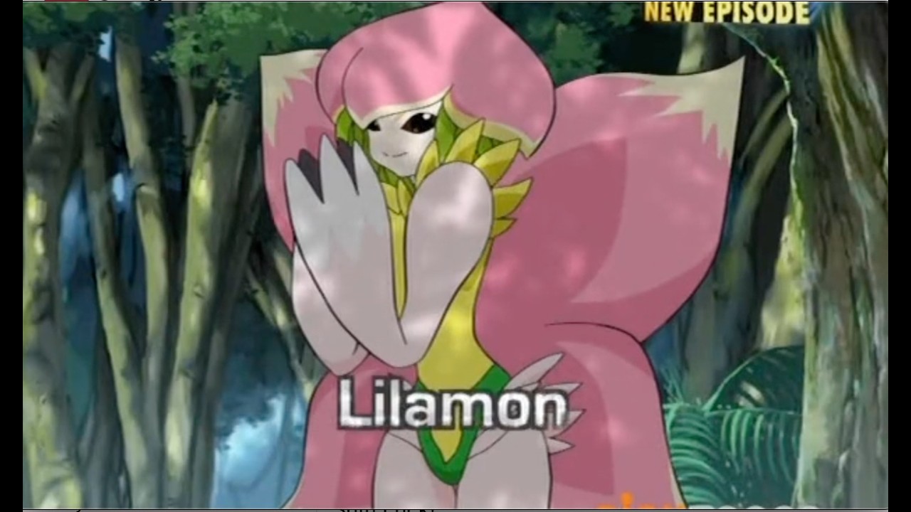 Digimon Fusion but only when Lilamon speaks (English dub)