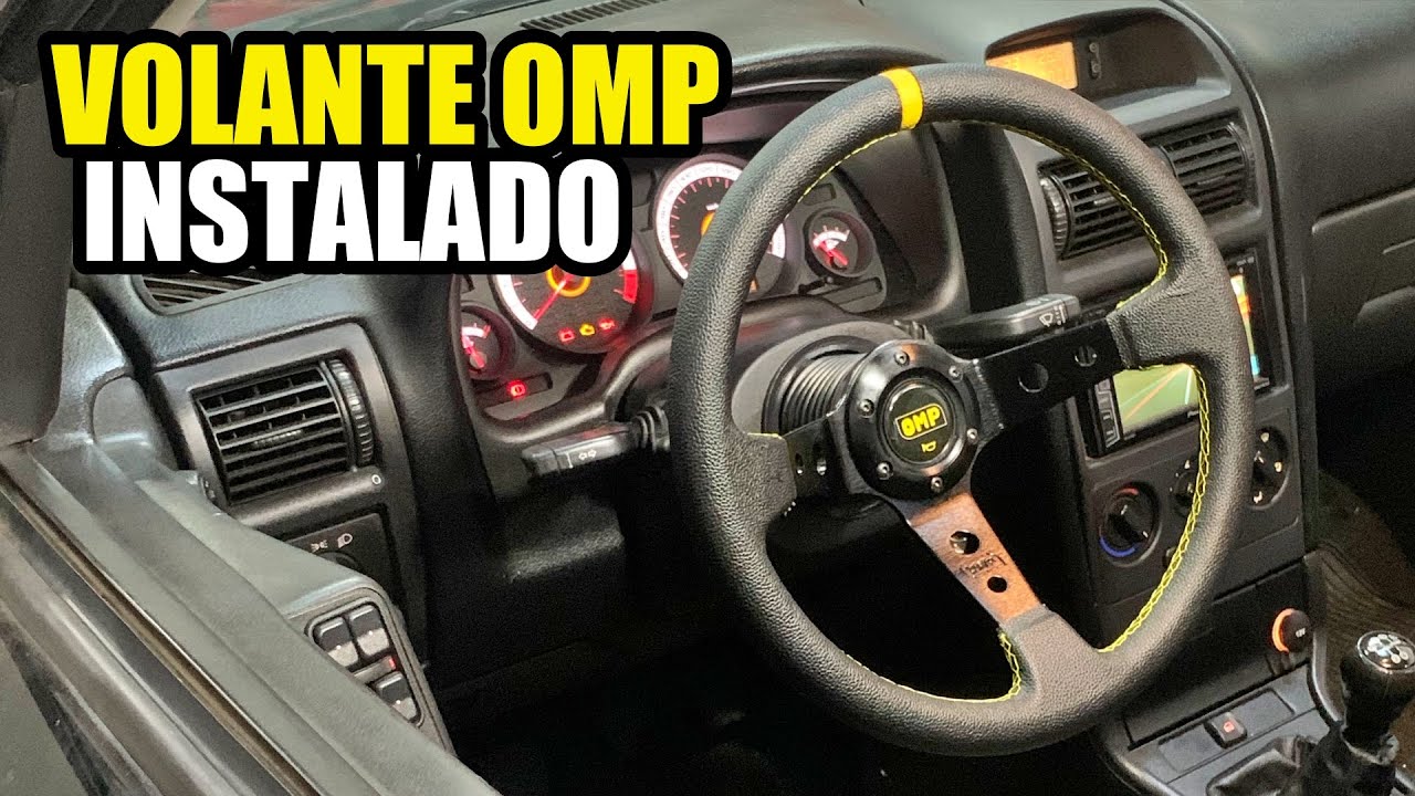 Chevrolet Astra - INSTALEI O VOLANTE DE CORRIDA OMP