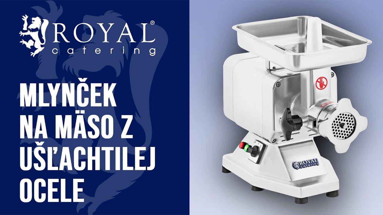 Mlynček na m&auml;so RCFW-120PRO | Royal Catering  | Predstavenie produktu