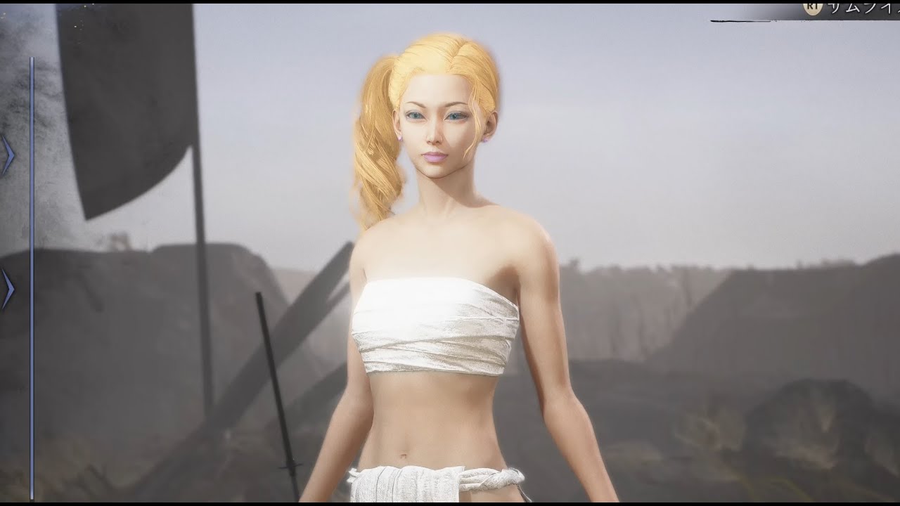 仁王3 金髪 サイドテール キャラクリ steam版コードあり PC版 Nioh3 Character Creation 4K/60fps/RTX5090