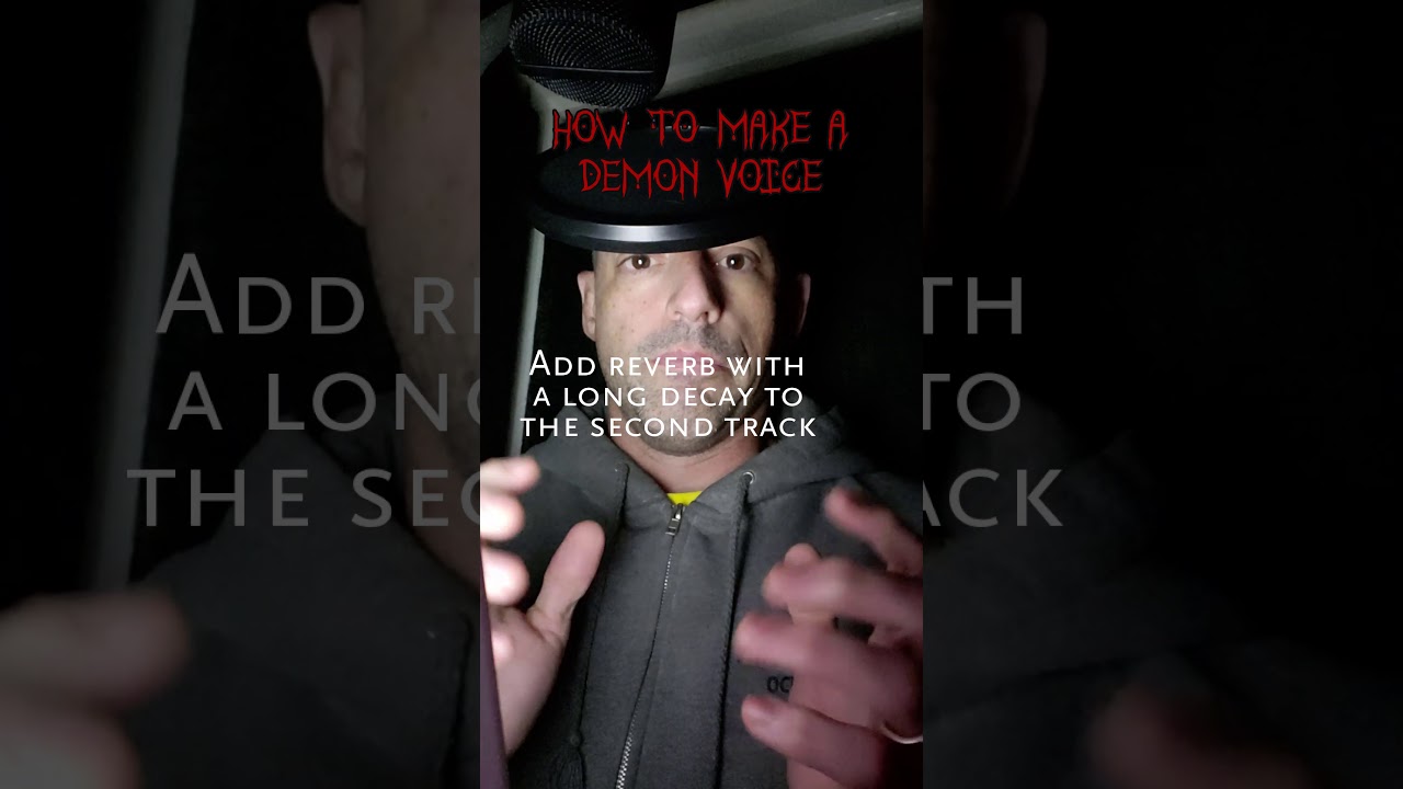 Tutorial: Demonic Voice With Audacity