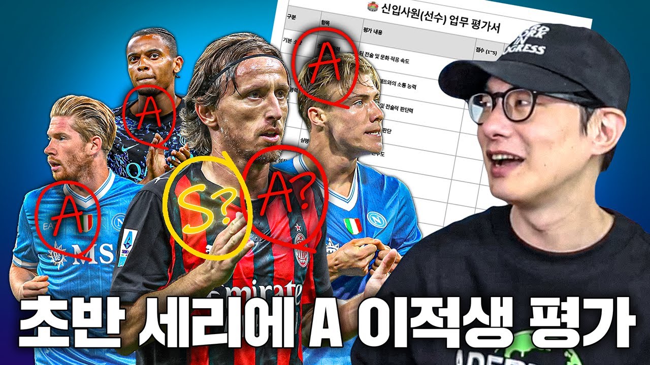 호일룬이 A급이라니ㄷㄷ 최고의 영입생은 모드리치!!ㅣ세리에A 이적생 '초반' 평가
