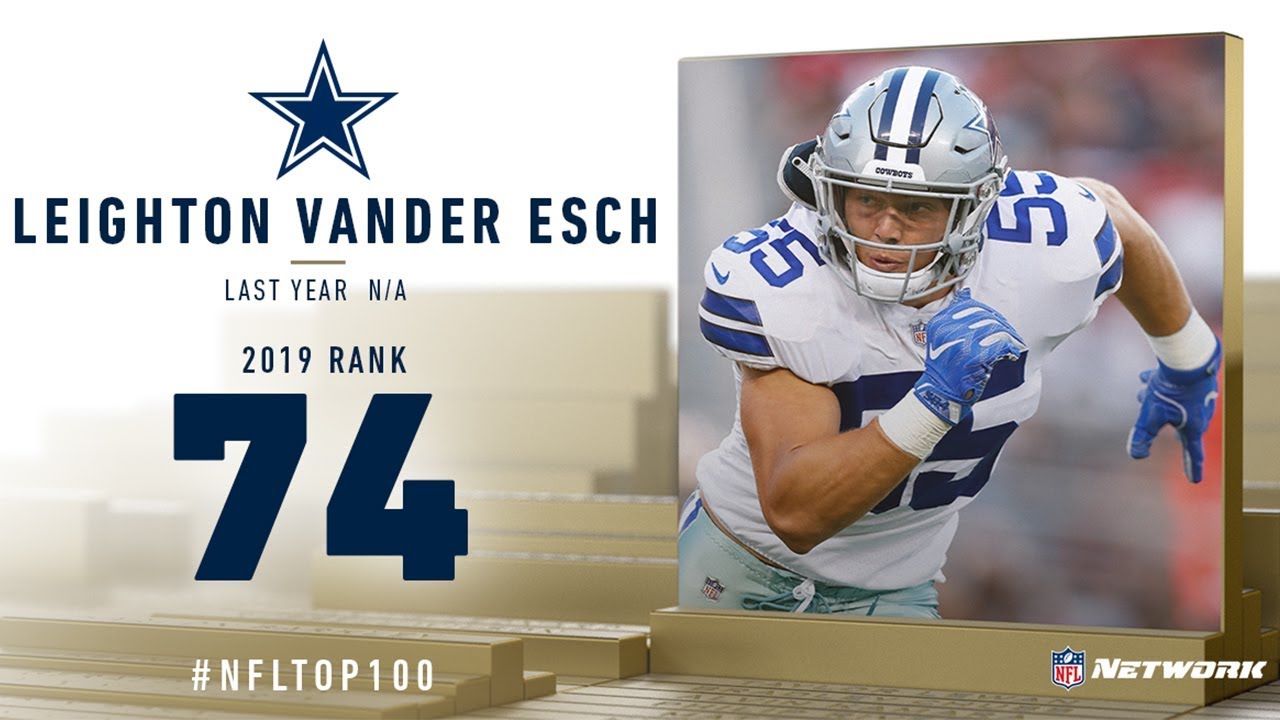 #74: Leighton Vander Esch (OLB, Cowboys) | Top 100 Players of 2019 | NFL