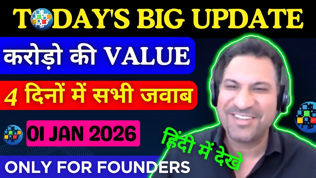 Mr. Ash Mufareh NEW YEAR SPECIAL NEWS Founder's ..💥Listen to the update in Hindi💥 01/01/2026 BY-G...