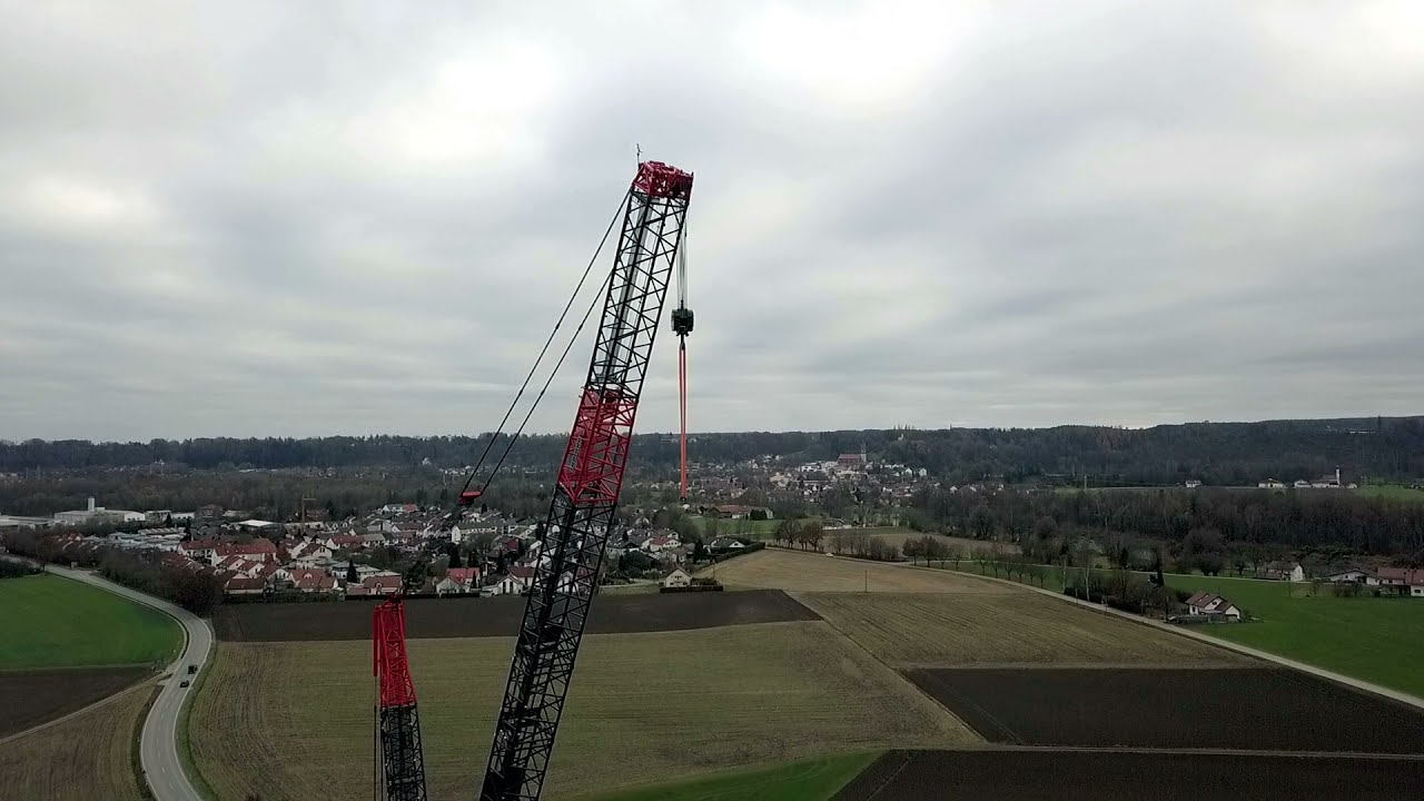 ST Erasmus Kraiburg und Waldkraiburg von Oben