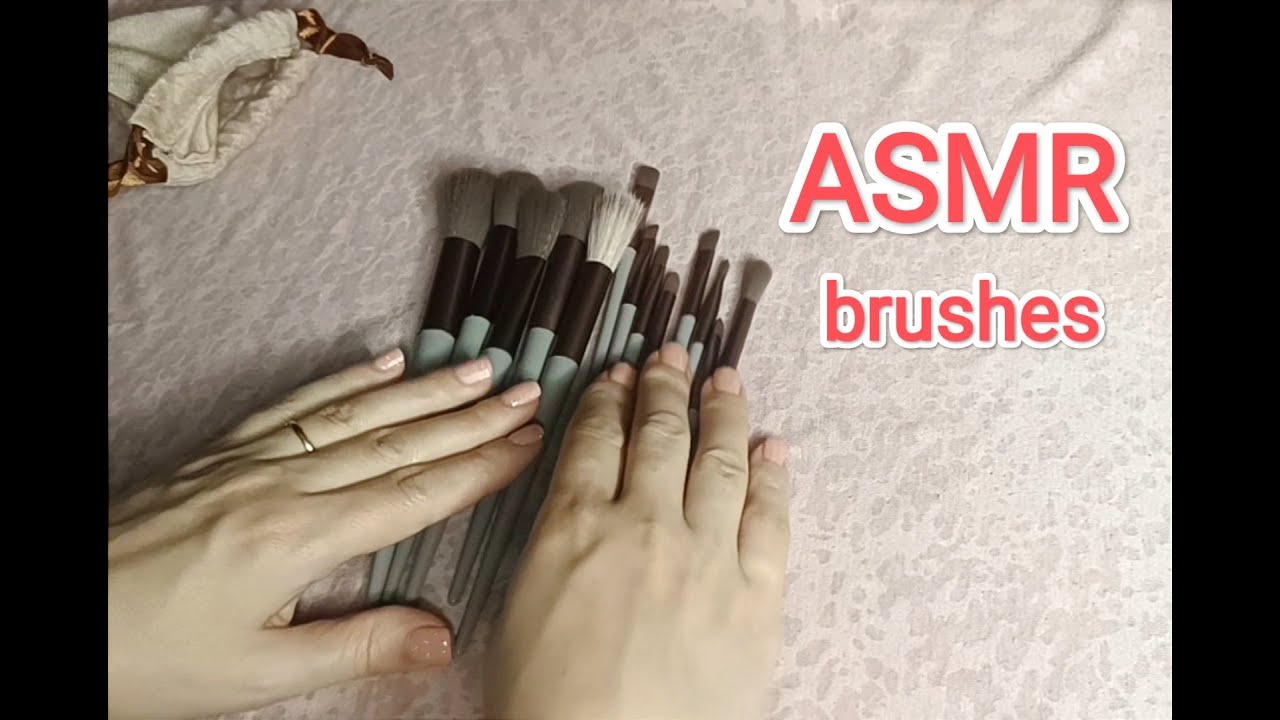 ASMR BRUSHES / WHISPER / АСМР КИСТИ / ШЕПОТ