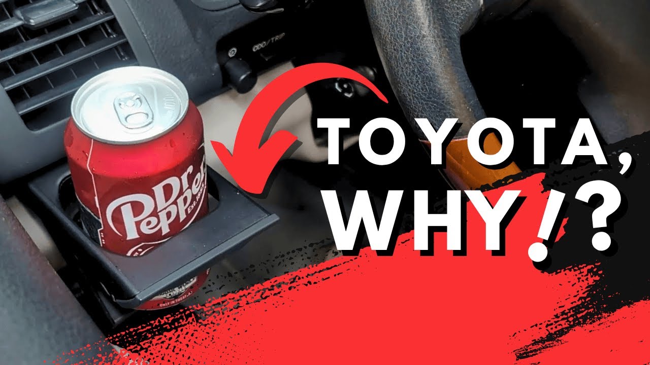 How to fix the RX350 Cup Holder  (+ my history with Toyota's terrible cup holder designs)
