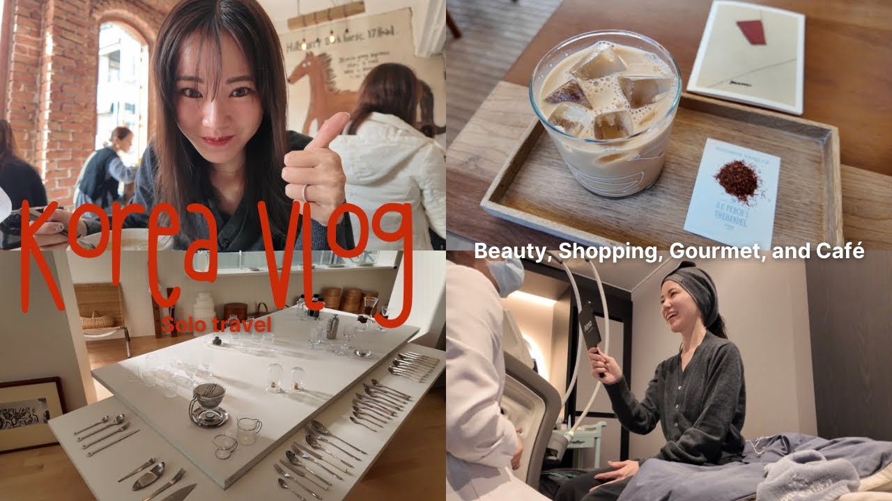 韓国ひとり旅 | 2度目のひとり旅✈️🇰🇷美容にグルメ、お買い物etc 1人だからこそ予定詰め込めた👏🏻海外eSIMのトリファも使ったよ◎