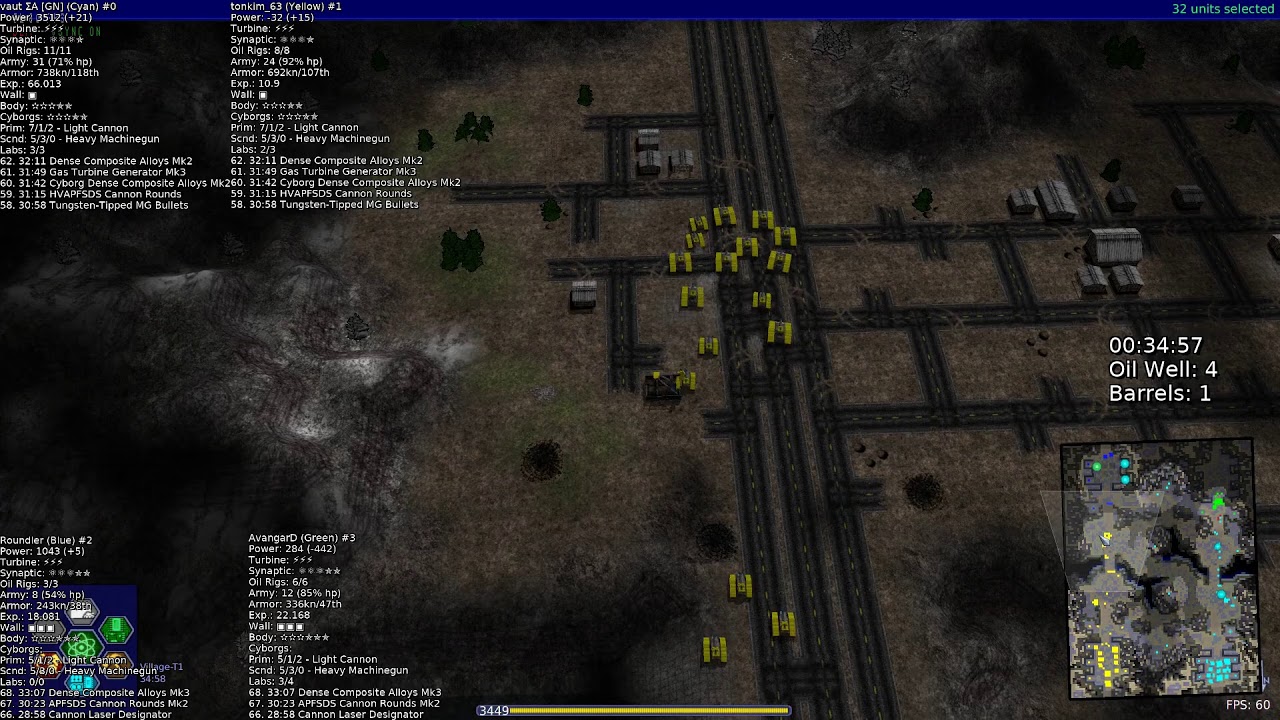 low oil 2x2 не самая простая катка Warzone 2100