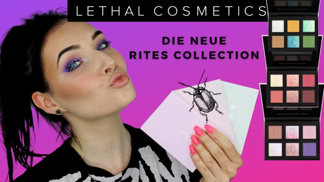 Lethal Cosmetics - Rites Collection I 3 Paletten - 3 Looks I Swatches & Review