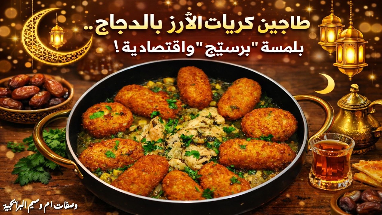 طاجين كريات الأرز بالدجاج.. طبق رمضاني بامتياز بلمسة 