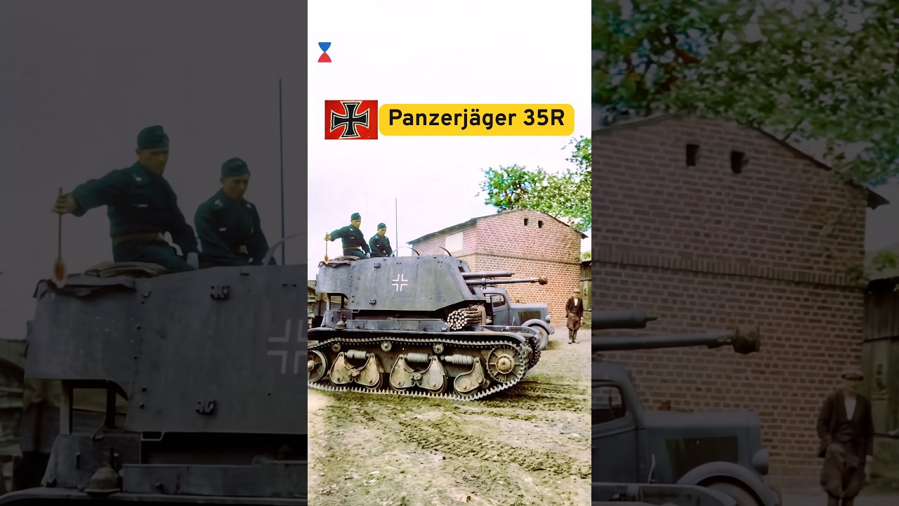 Panzerj&auml;ger 35R: французское шасси, чешская пушка, немецкая ошибка