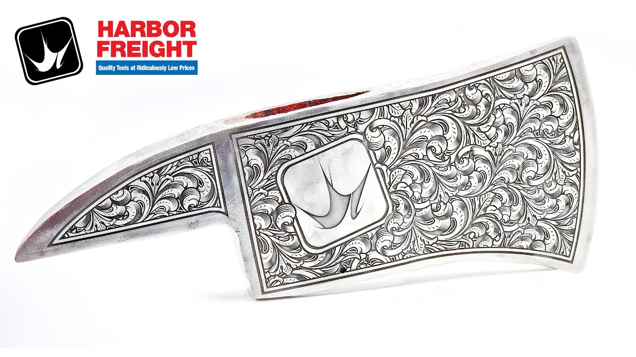 Deep Engraved Fire Axe From Harbor Freight with my Fiber Laser