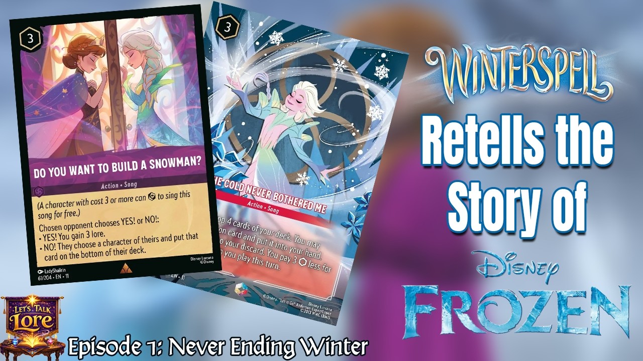 How Disney Lorcana's Winterspell Retells the Story of Frozen | Let's Talk Lore Ep. 1