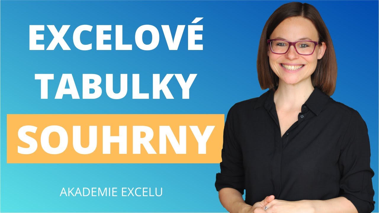 Souhrny v excelových tabulkách | Mezi výpočty v tabulkách
