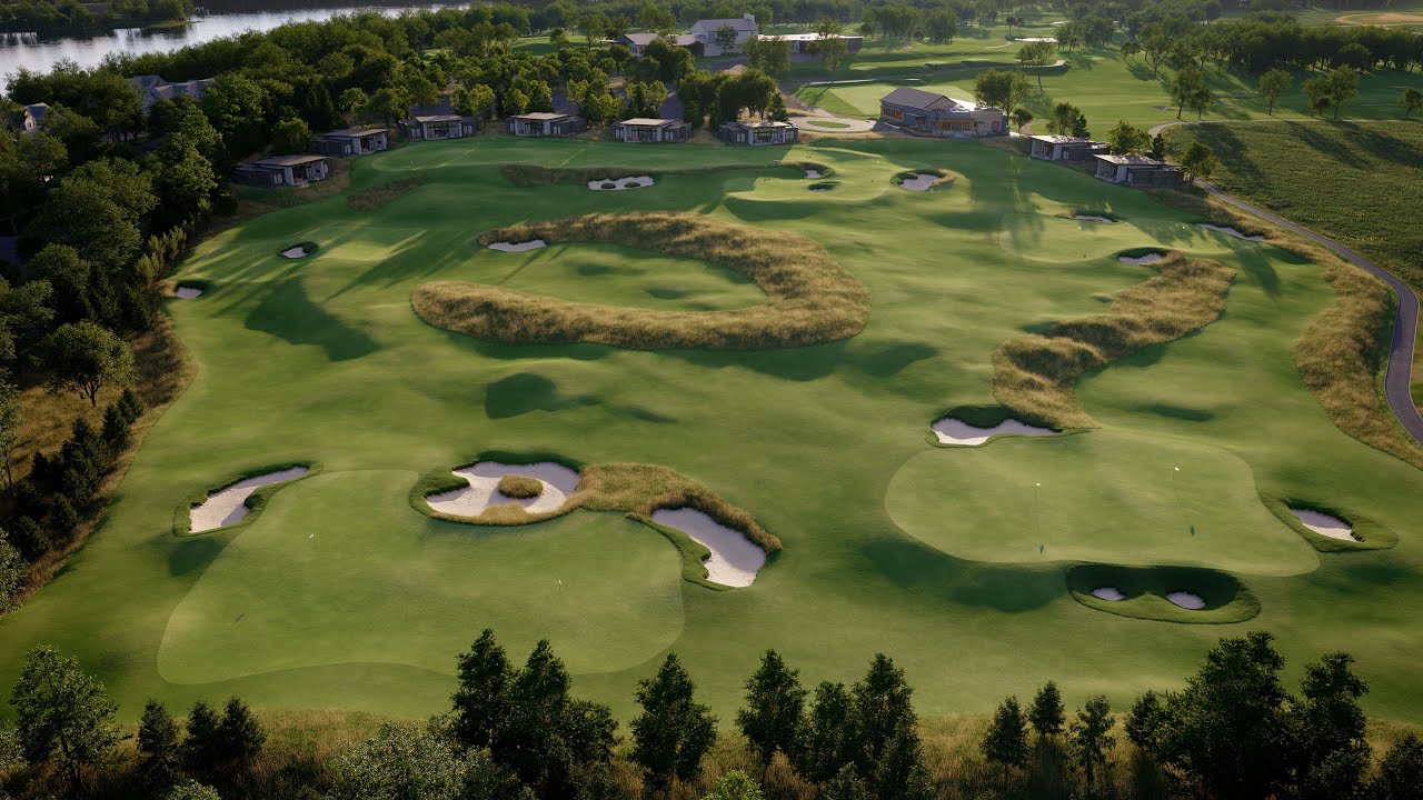Hazeltine National - Short Course - Golf Course Animation