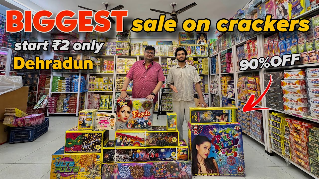 Diwali mega Offer crackers starting from ₹2 | crackers wholesale market Dehradun | Diwali 2025